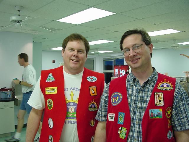Cole Patrick and Mark Koch they were in charge of the April 2001 meeting.JPG